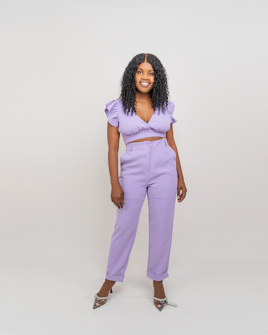 Fato com Calça e blusa curta (TZ-2955)