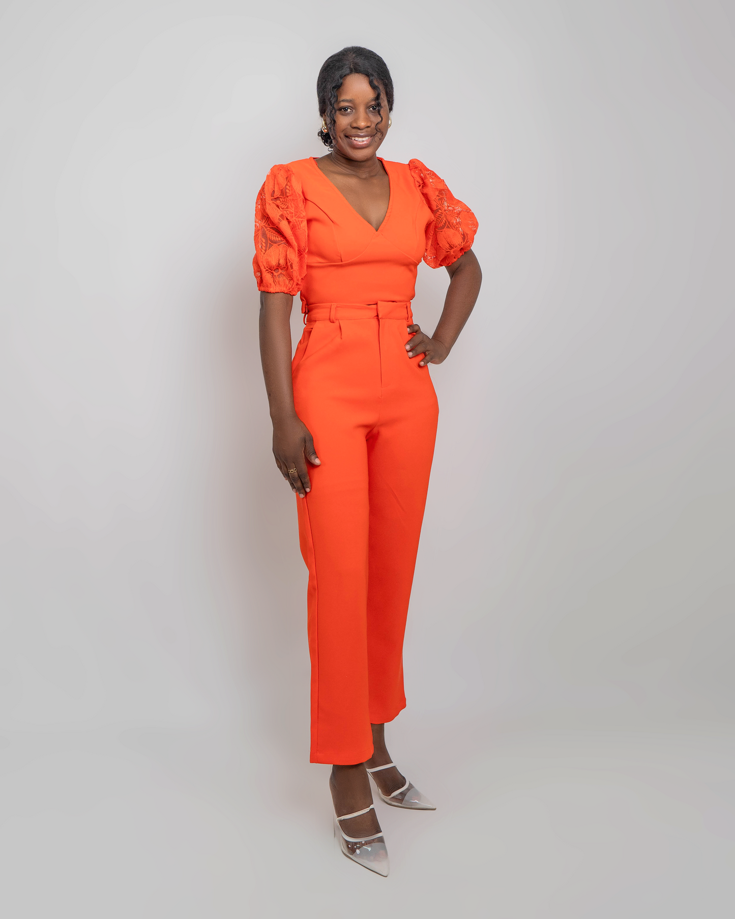 FATO DE CALÇA COM BLUSA CURTA (TZ-3038)