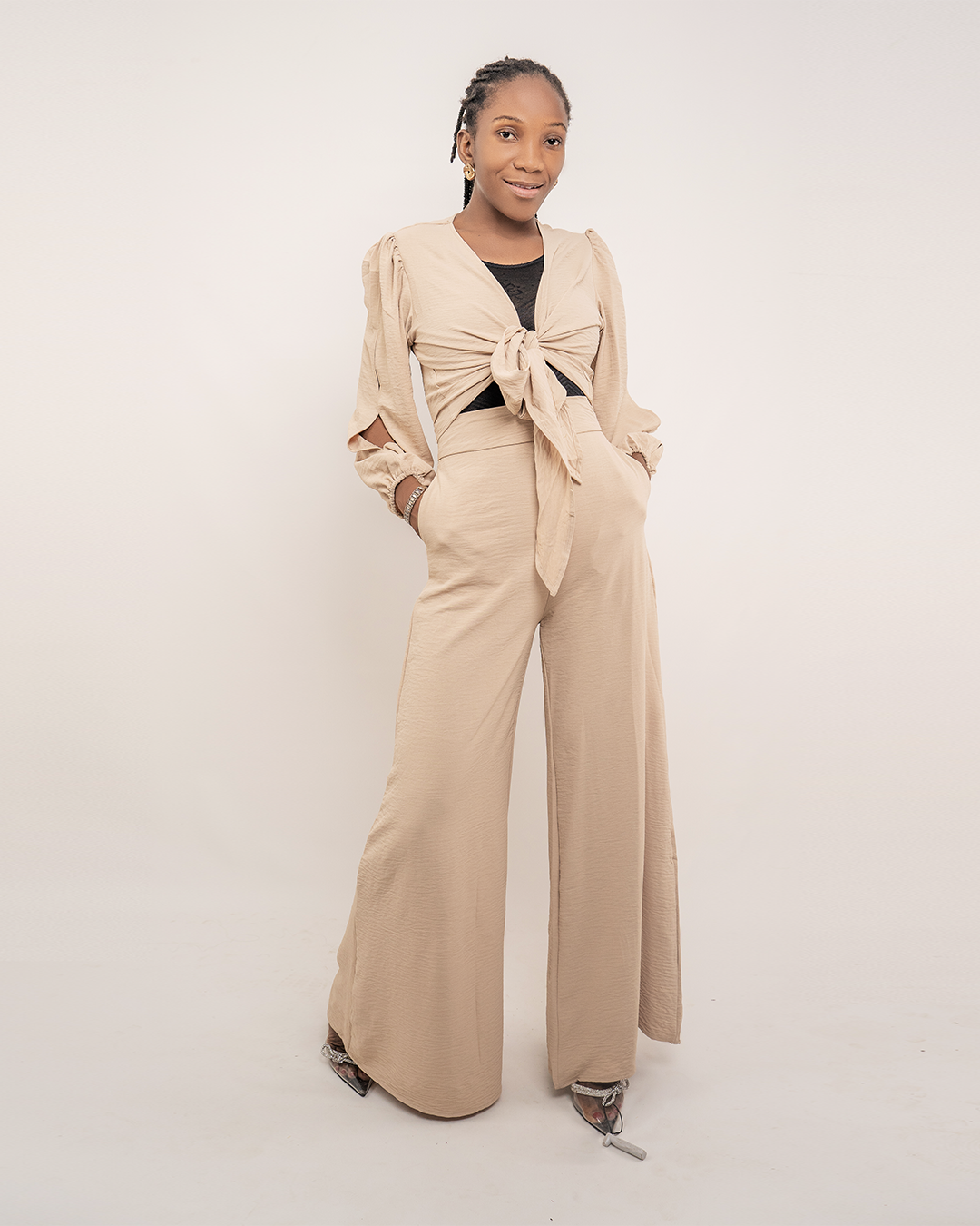 Fato de Pantalona e Blusa curto (TZ-2757)