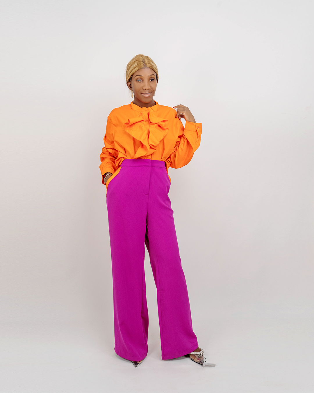 Fato de Pantalona com camisa (TZ-3053)