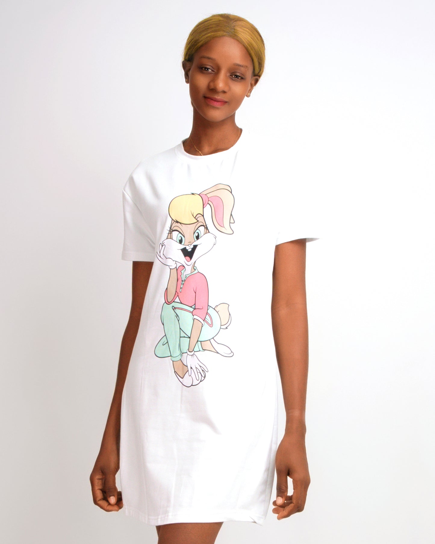 VESTIDO COM MODELO COELHINHA ( KK35061)