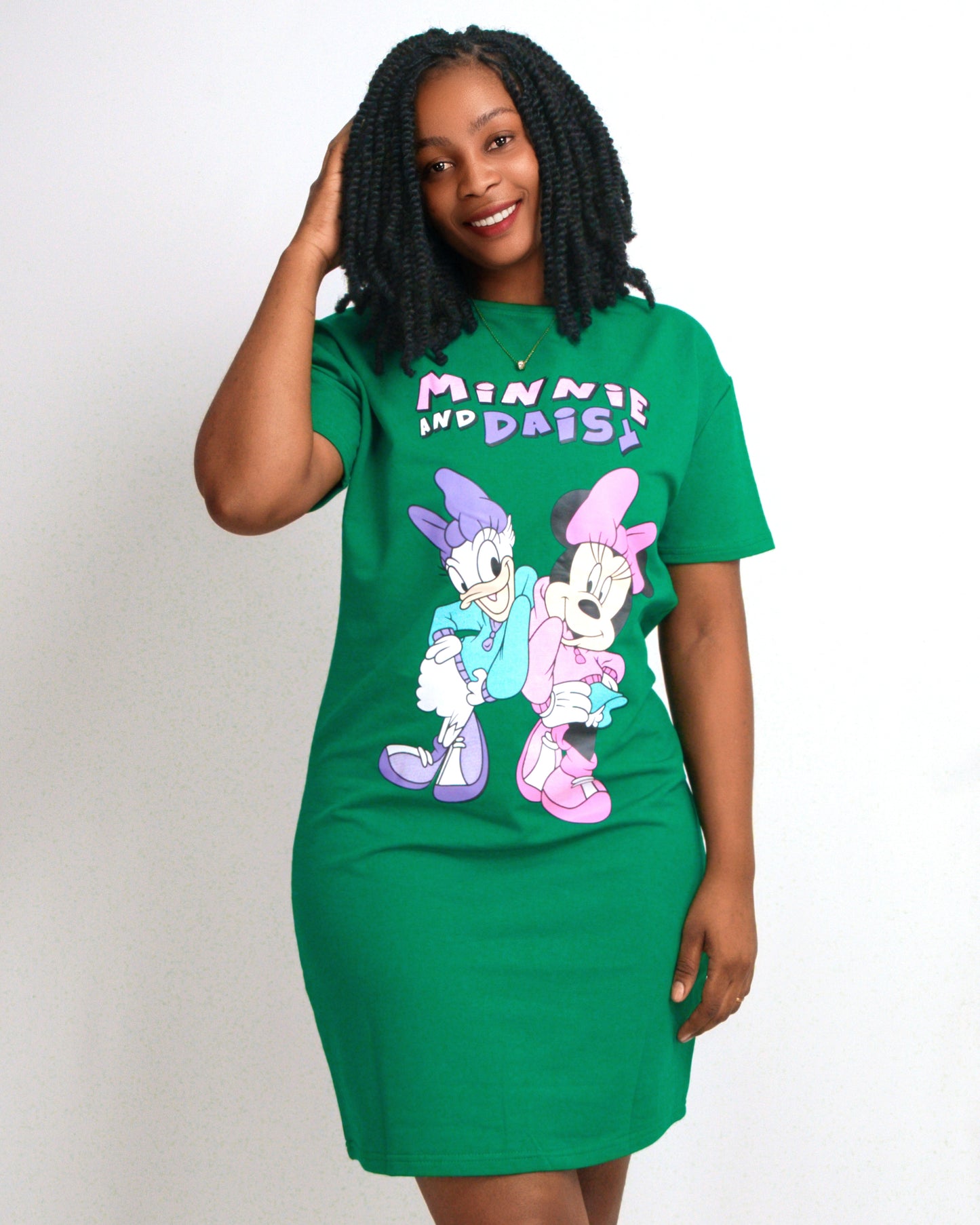 VESTIDO COM MODELO MINIE E A DAISY (KK35062)
