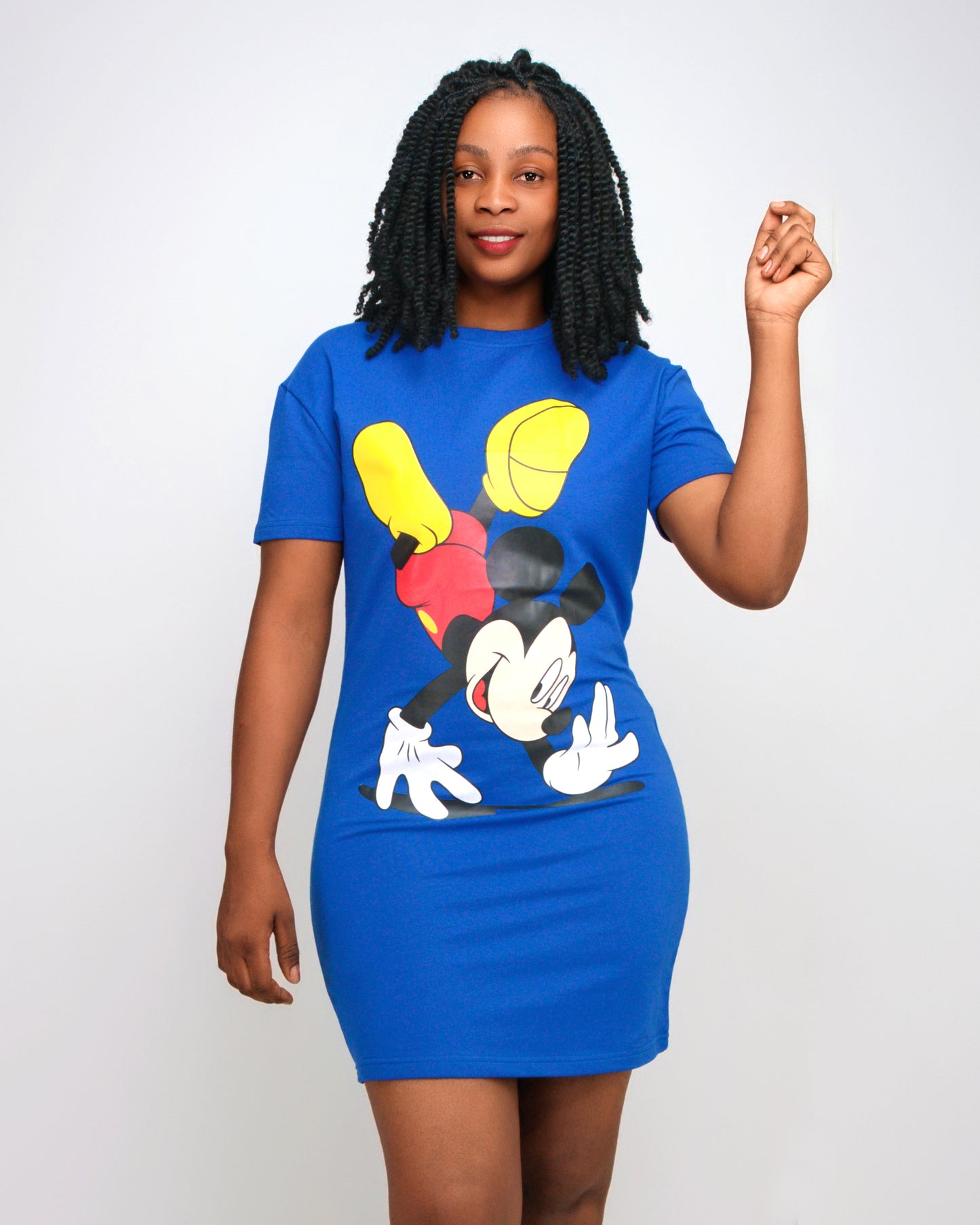 VESTIDO CURTO MODELO MICKEY MOUSE (KK35067)