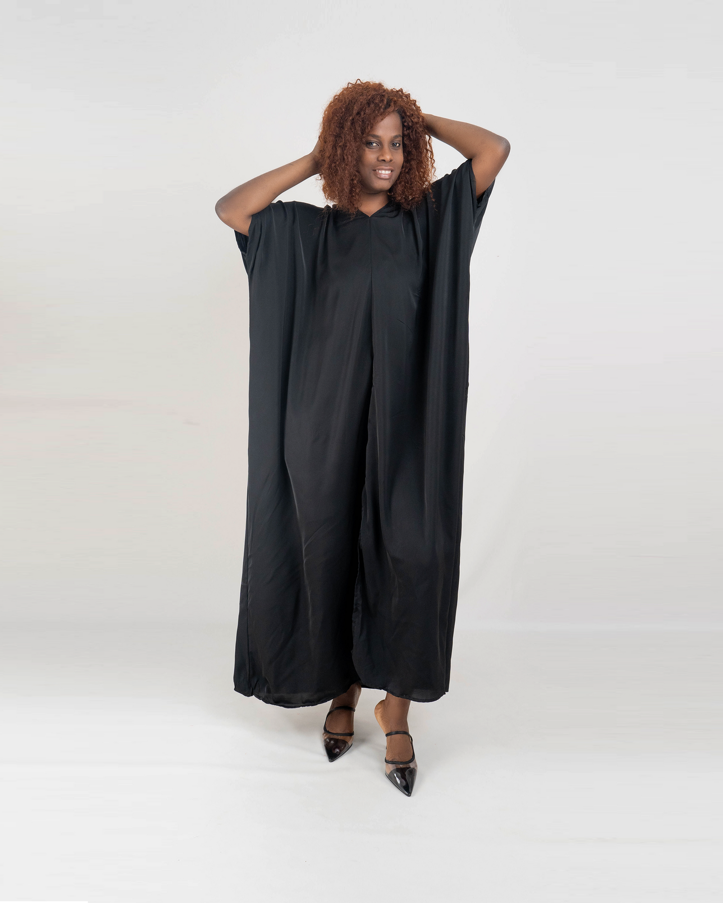 Vestido Comprido com Racha (Q-17966H)