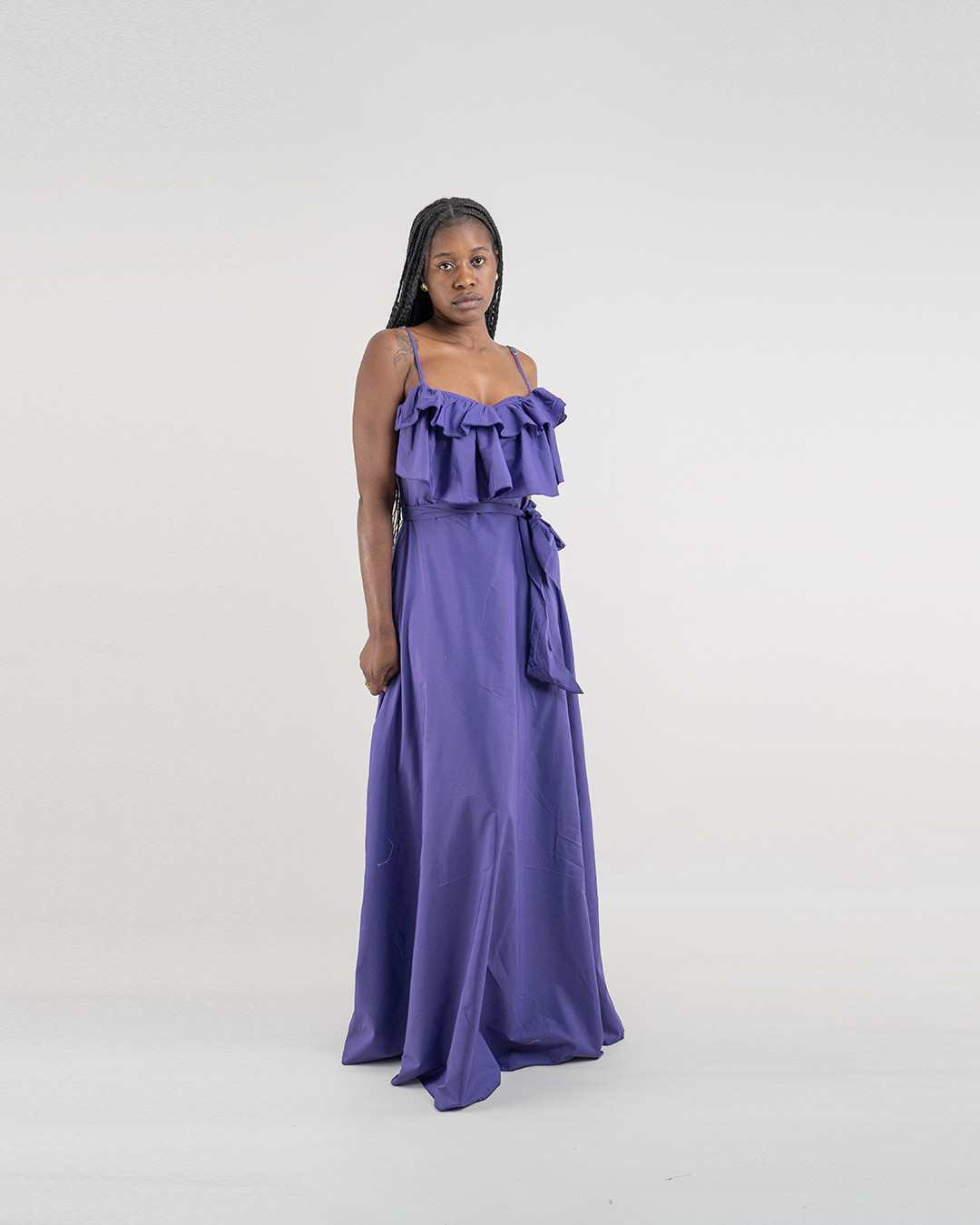Vestido Comprida de alsa (Q-18091A)