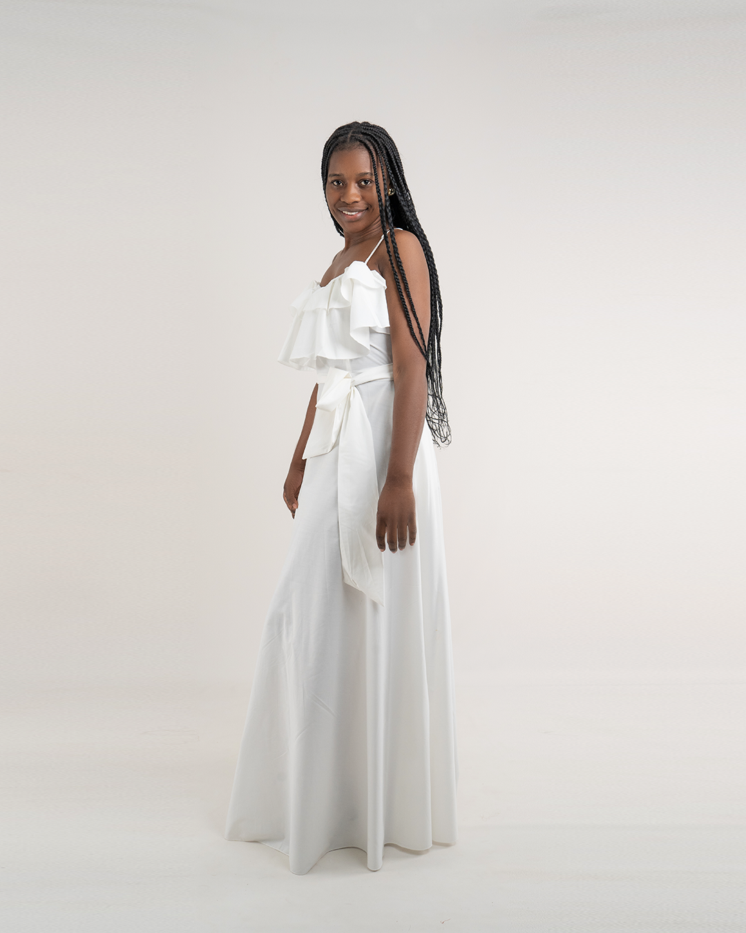 Vestido Comprida de alsa (Q-18091A)