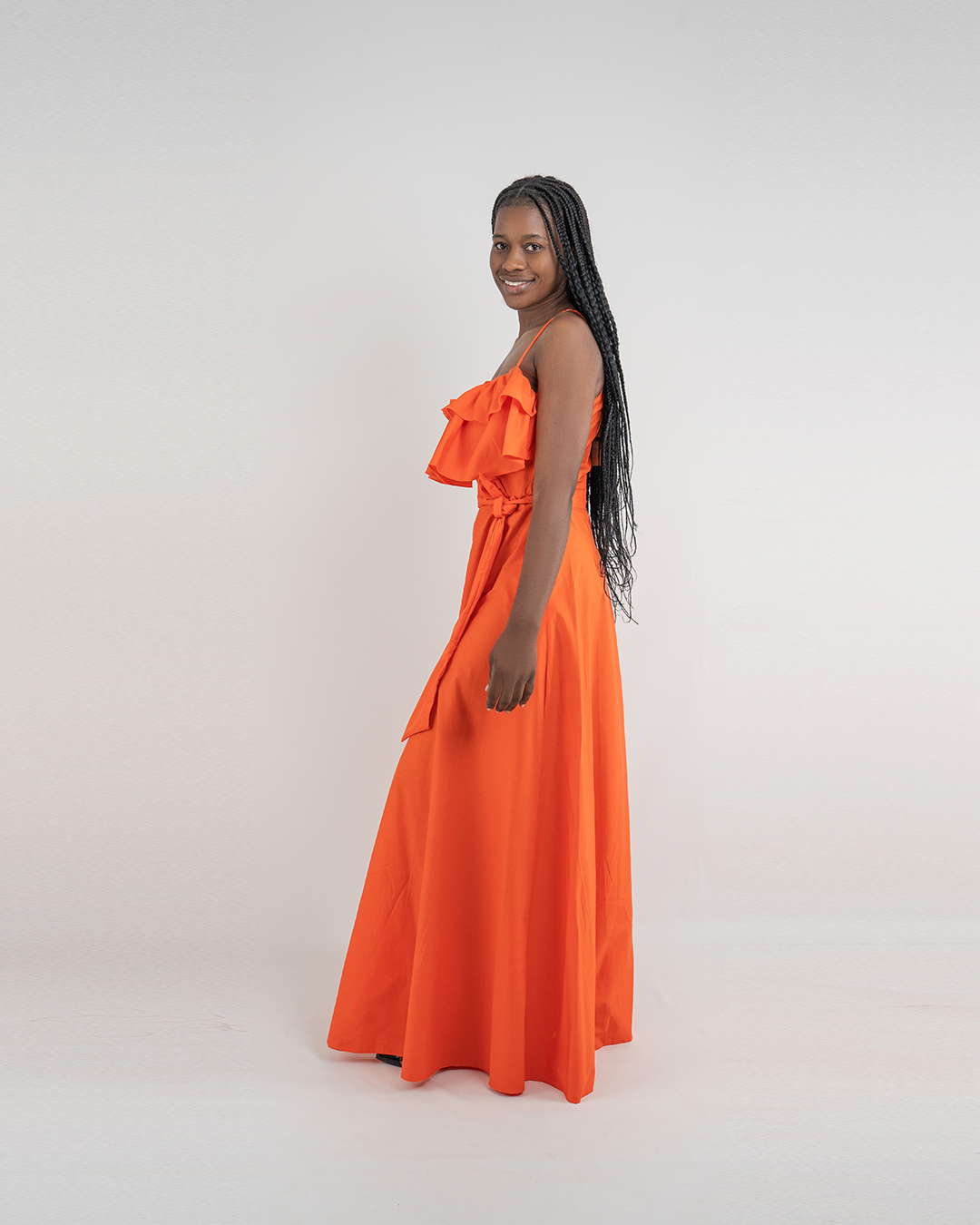 Vestido Comprida de alsa (Q-18091A)
