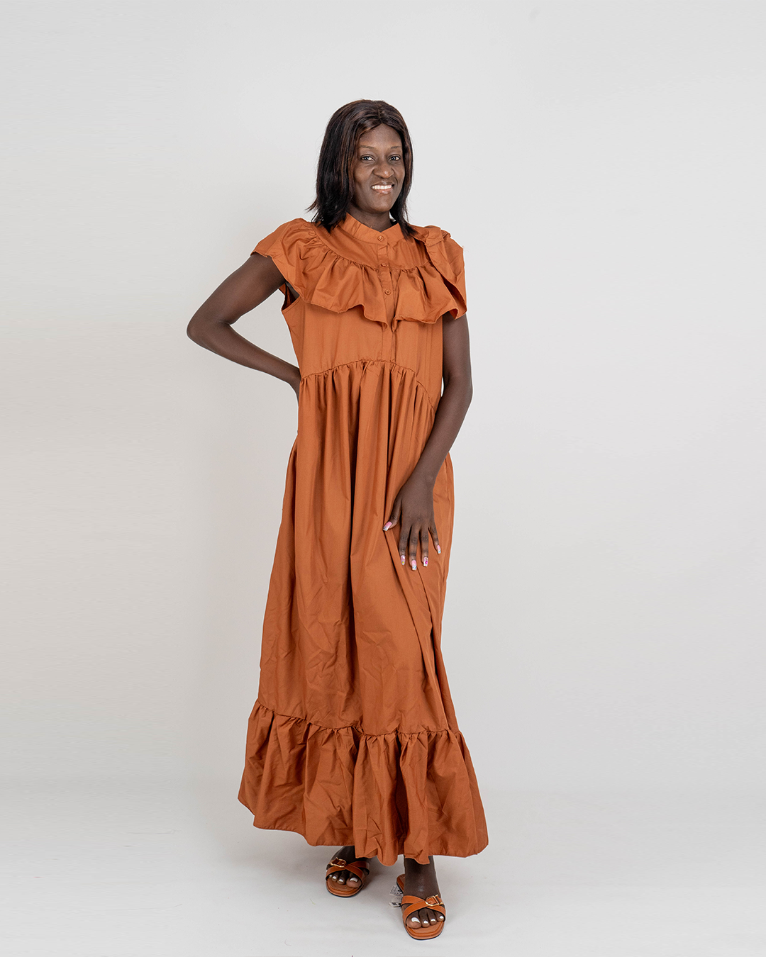 Vestido Comprido (Q-18095H)