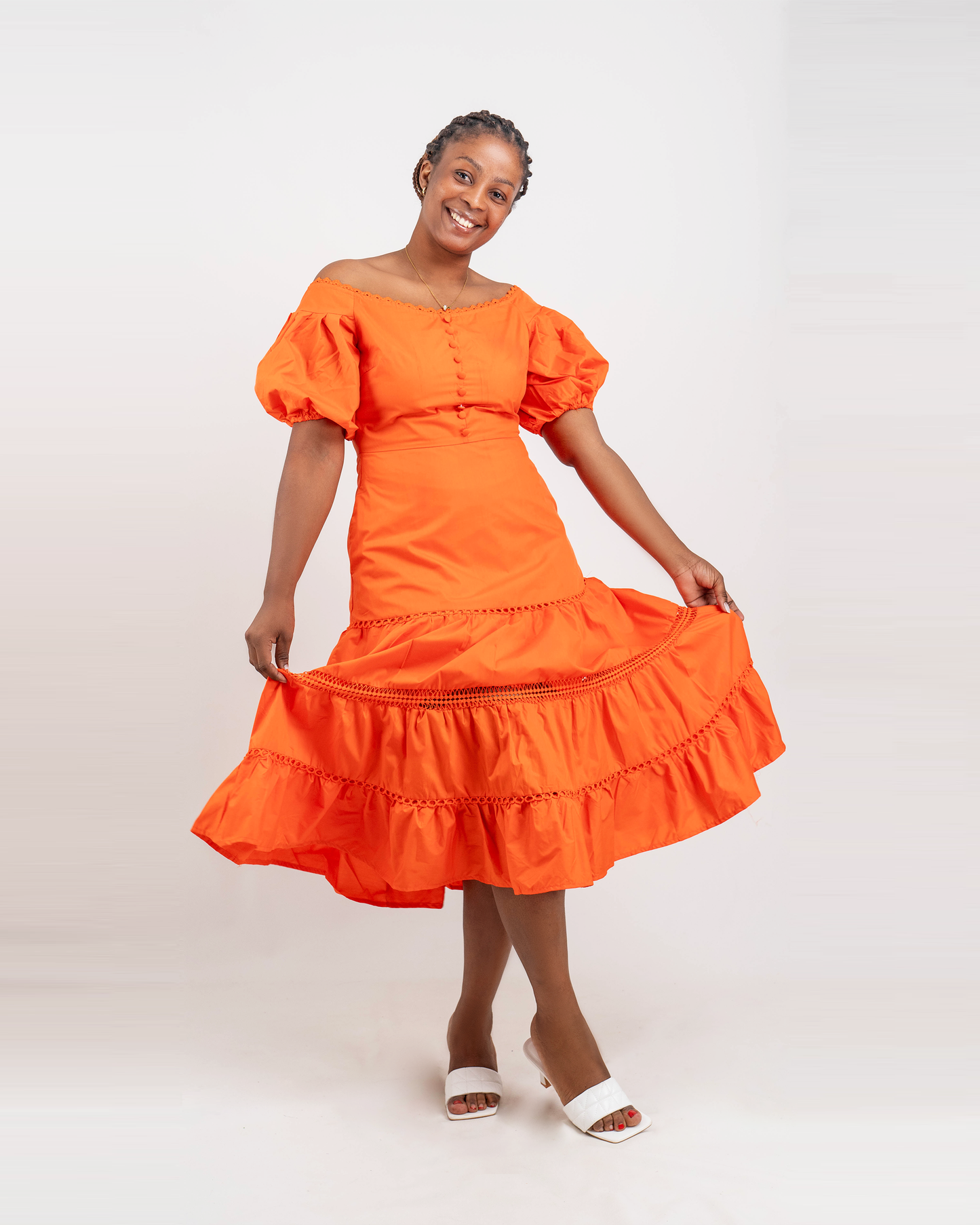 VESTIDO DE MANGA CURTA (Q-18100A)
