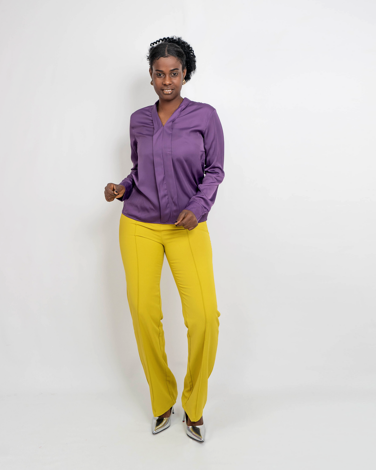 CAMISA SOCIAL FINA ESTILO OVERSIZE (S-11764)
