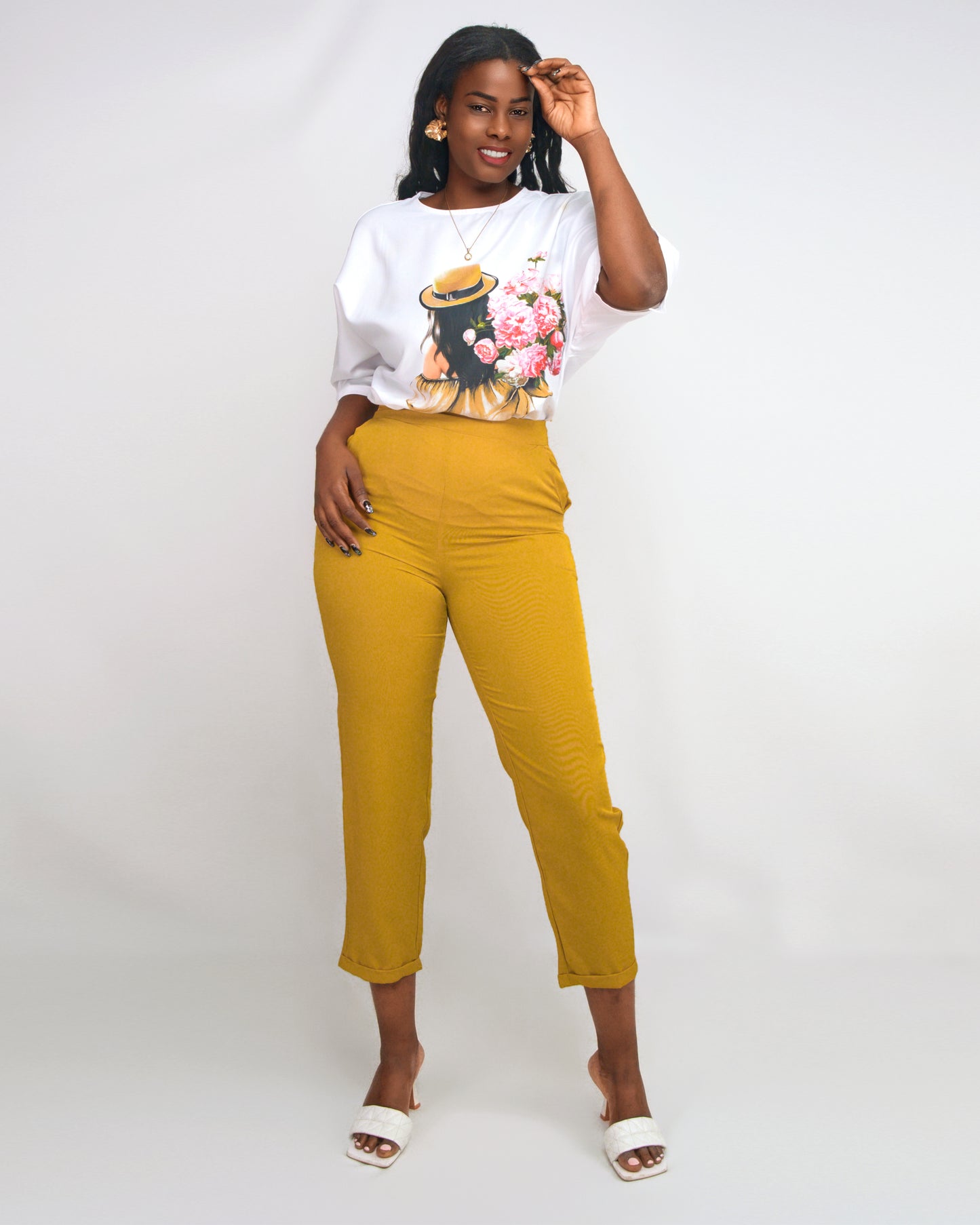 FATO DE CALÇA COM BULUZÃO ESTAMPADA (TZ-2942)