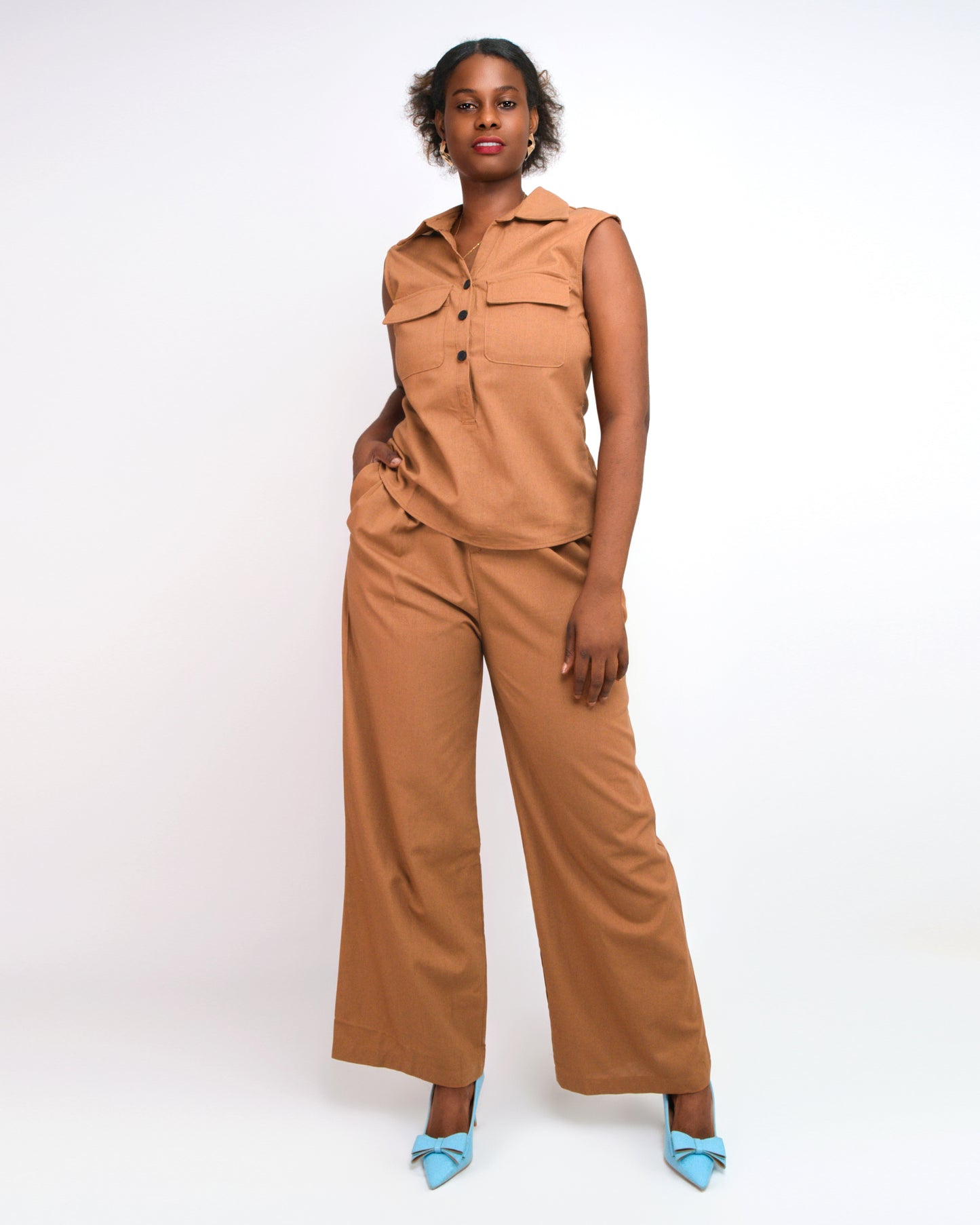 FATO SOCIAL DE COLETE PANTALONA ( TZ-4102)