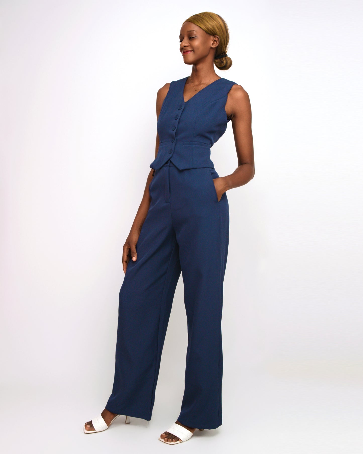 FATO DE PANTALONA COM COLETE (TZ-4104)