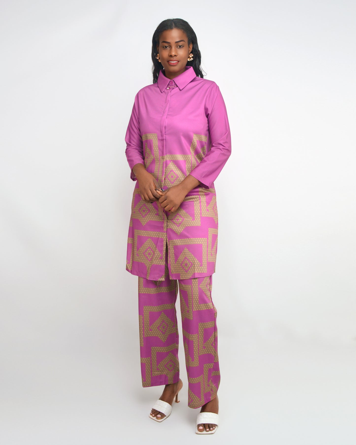 FATO DE CALÃ COM BLUZÃO ESTAMPADA (TZ-2943)