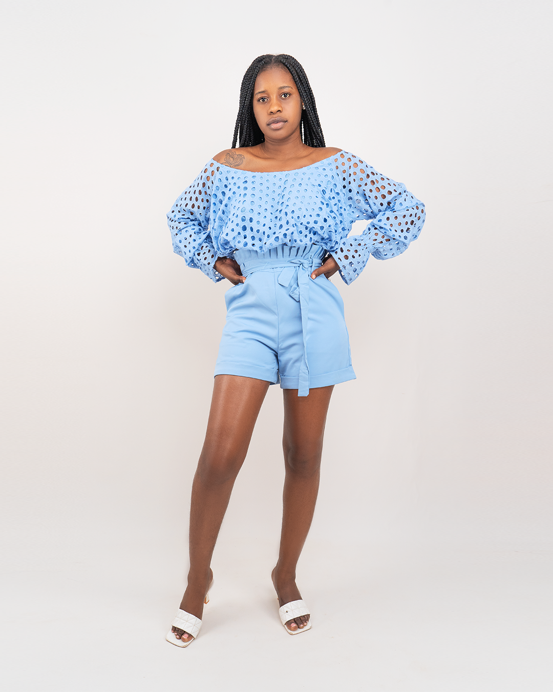 Fato de Calção com blusa (TZ-2933)