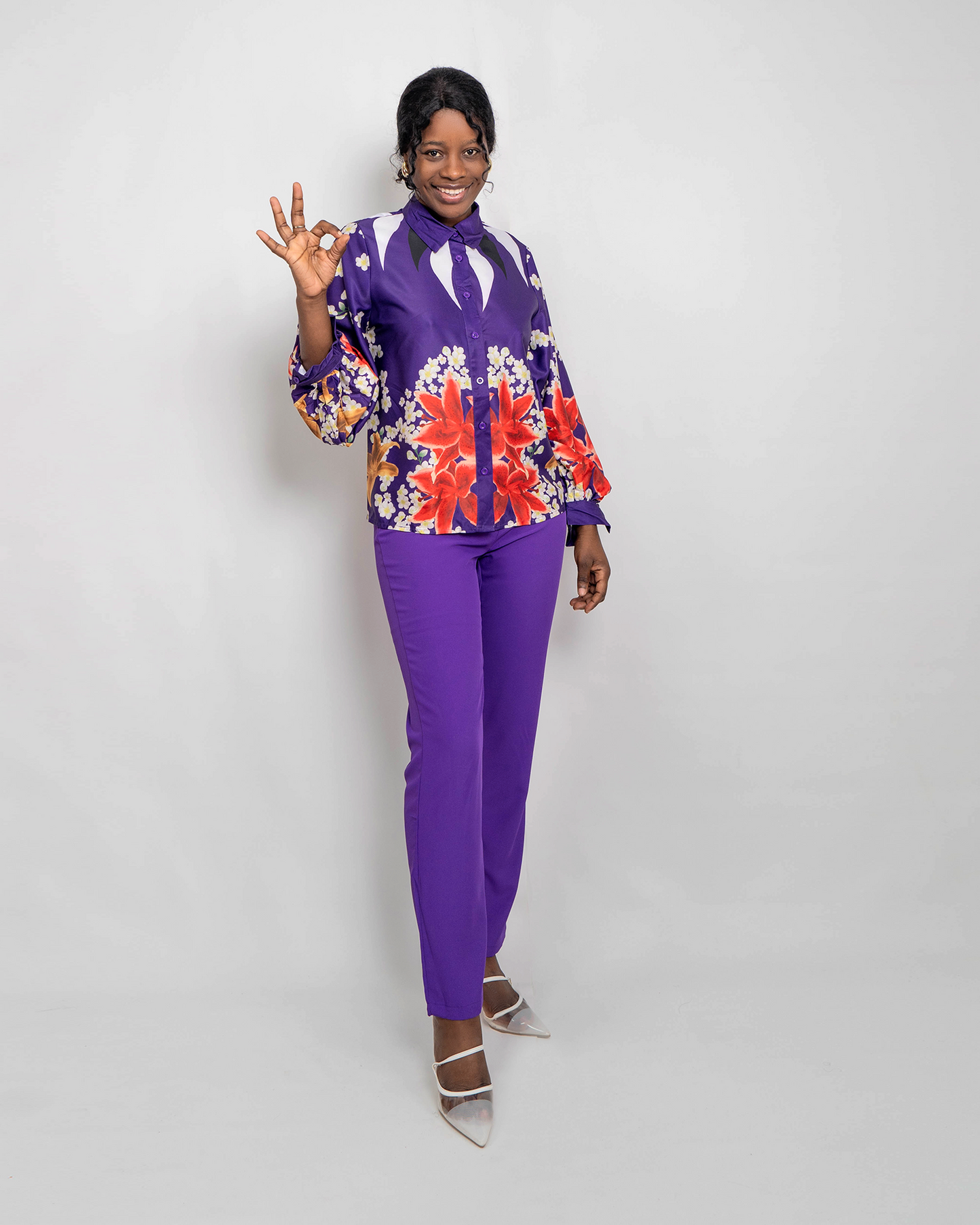 FATO DE PANTALONA COM BLUSA ESTAMPADA (TZ-2782)