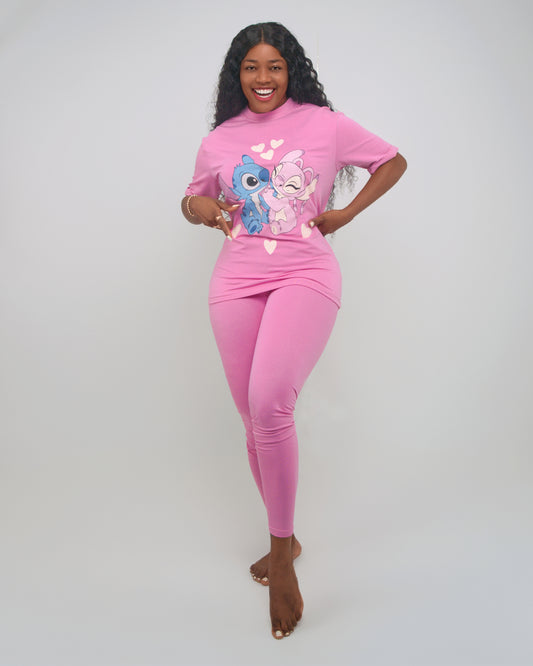 FATO DE T-SHIRT E COLÃ (KK35072)