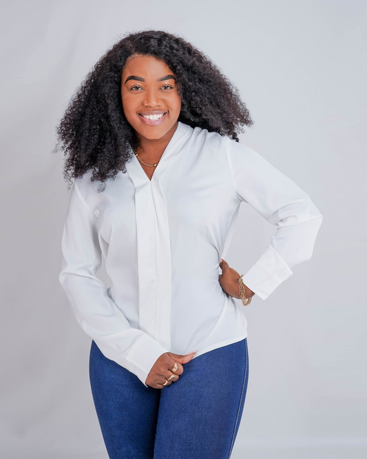 CAMISA SOCIAL FINA ESTILO OVERSIZE (S-11764)