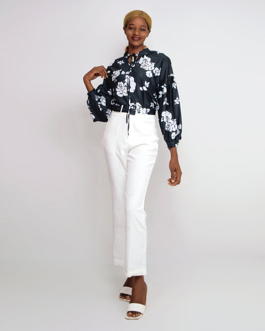 FATO DE CALÇA COM CAMISA ESTAMPADA (TZ-2471)