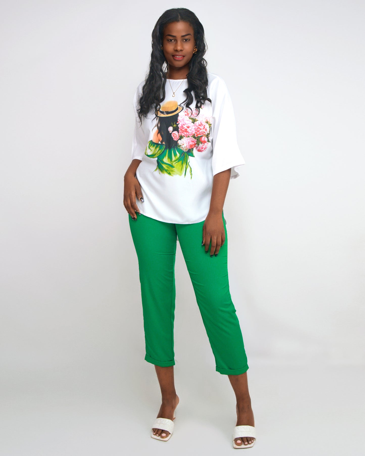 FATO DE CALÇA COM BULUZÃO ESTAMPADA (TZ-2942)