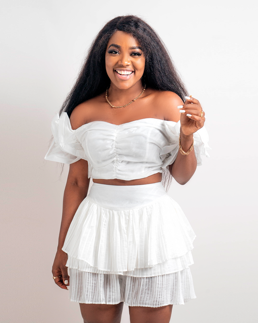 FATO SAIA E BLUSA BABADA (TZ-2957)