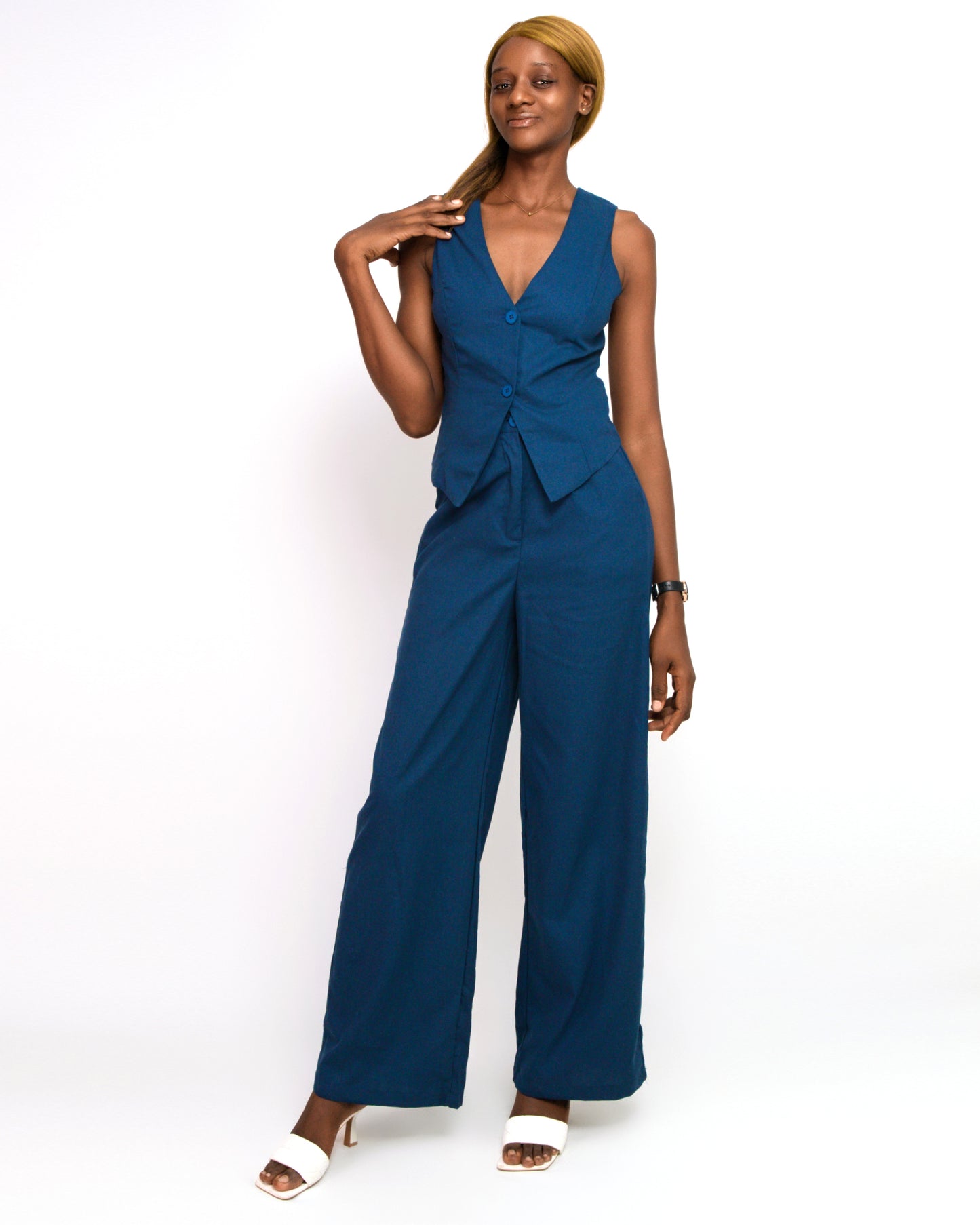 FATO DE PANTALONA COM COLETE (TZ-4066)